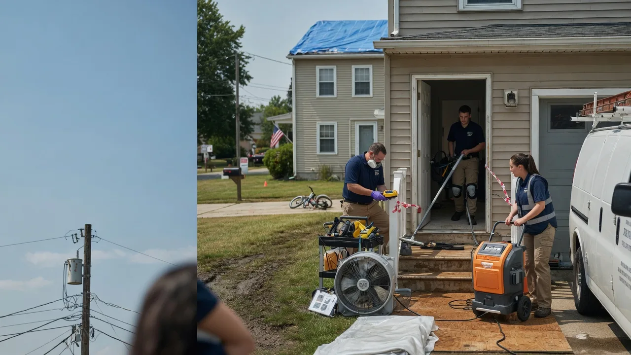Water Damage Repair in Harrodsburg, IN near me
